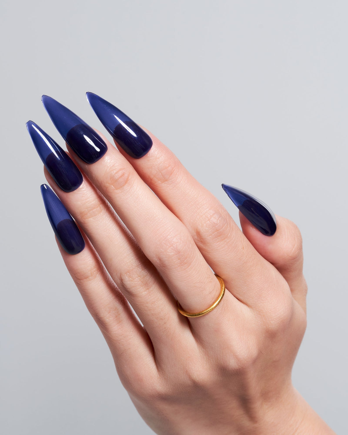 KOSBLING nail studio — Oceanic Majesty / Long Stiletto