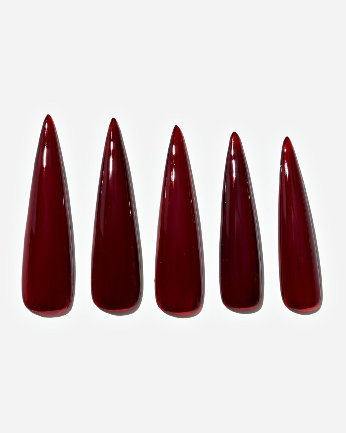 KOSBLING nail studio — Dark Red / Extra Long Stiletto