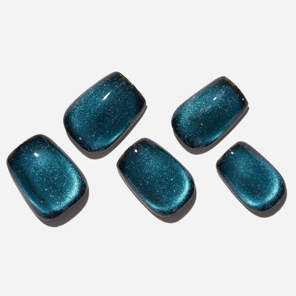KOSBLING nail studio — Cat Eye / Deep Sea