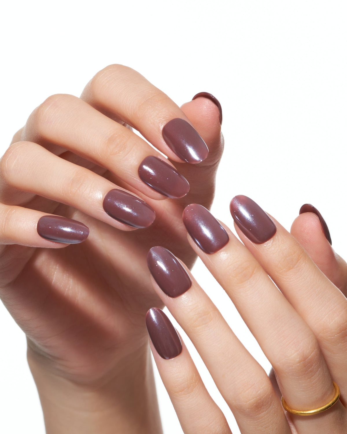 KOSBLING nail studio — Hot Chocolate / Round