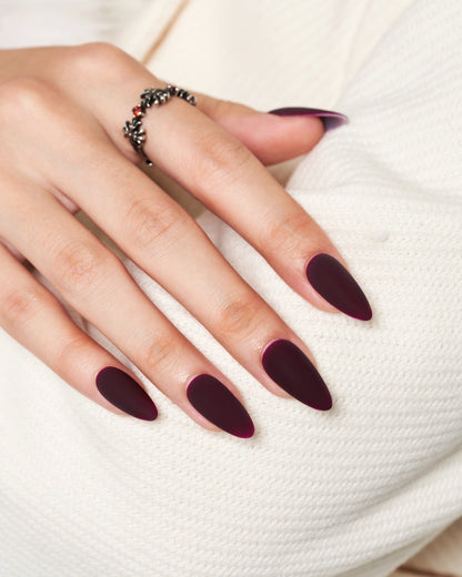 KOSBLING nail studio — Plum Red+