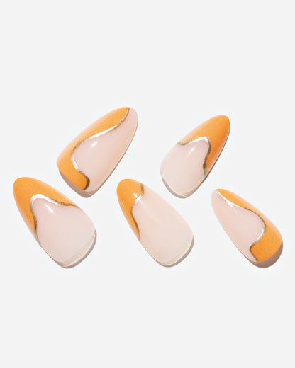 KOSBLING nail studio — Orange Drip