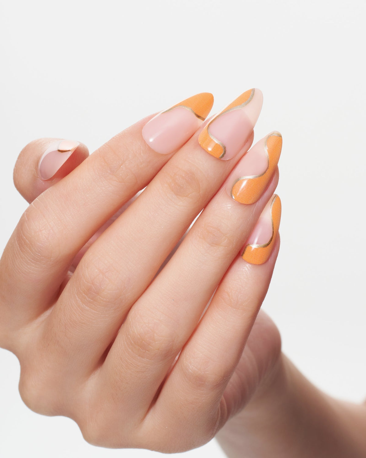 KOSBLING nail studio — Orange Drip