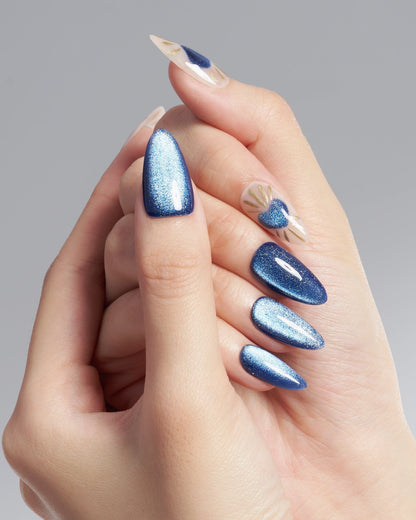 KOSBLING nail studio — Cat Eye / Heart of Ocean