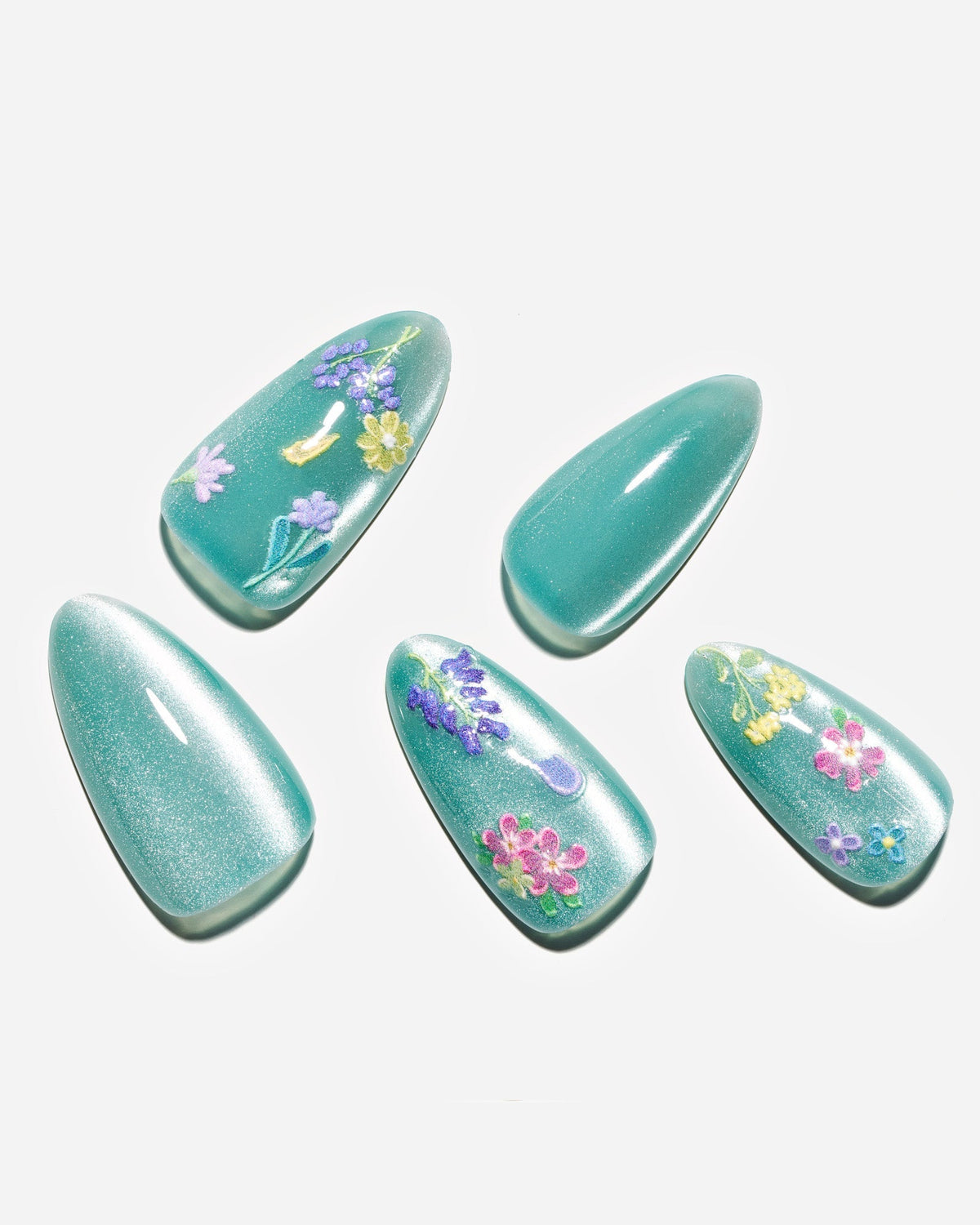 KOSBLING nail studio — Cat Eye / Spring Ivy