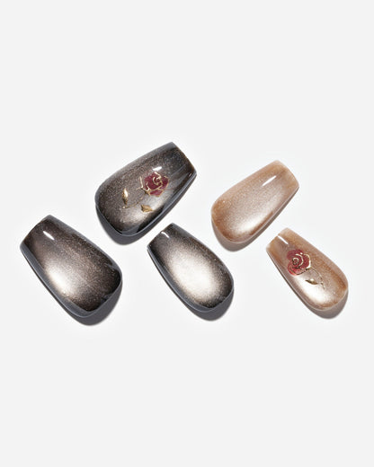 KOSBLING nail studio — Desert Rose / Short Coffin
