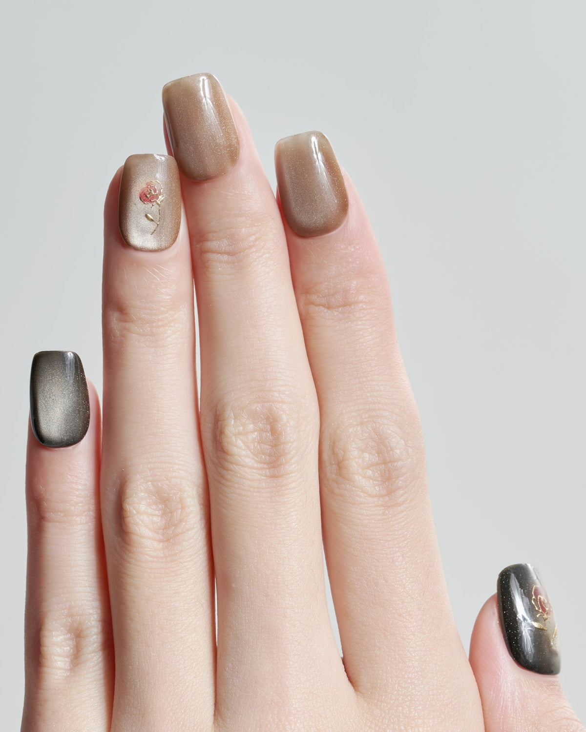KOSBLING nail studio — Desert Rose / Short Square