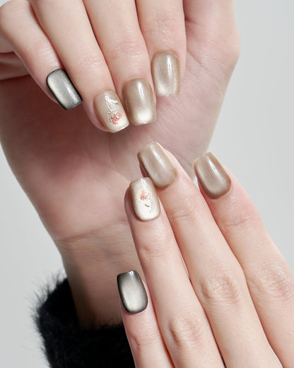 KOSBLING nail studio — Desert Rose / Short Square+