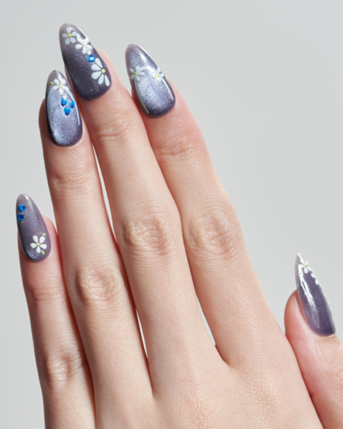 KOSBLING nail studio — Cat Eye / Azure Velvet