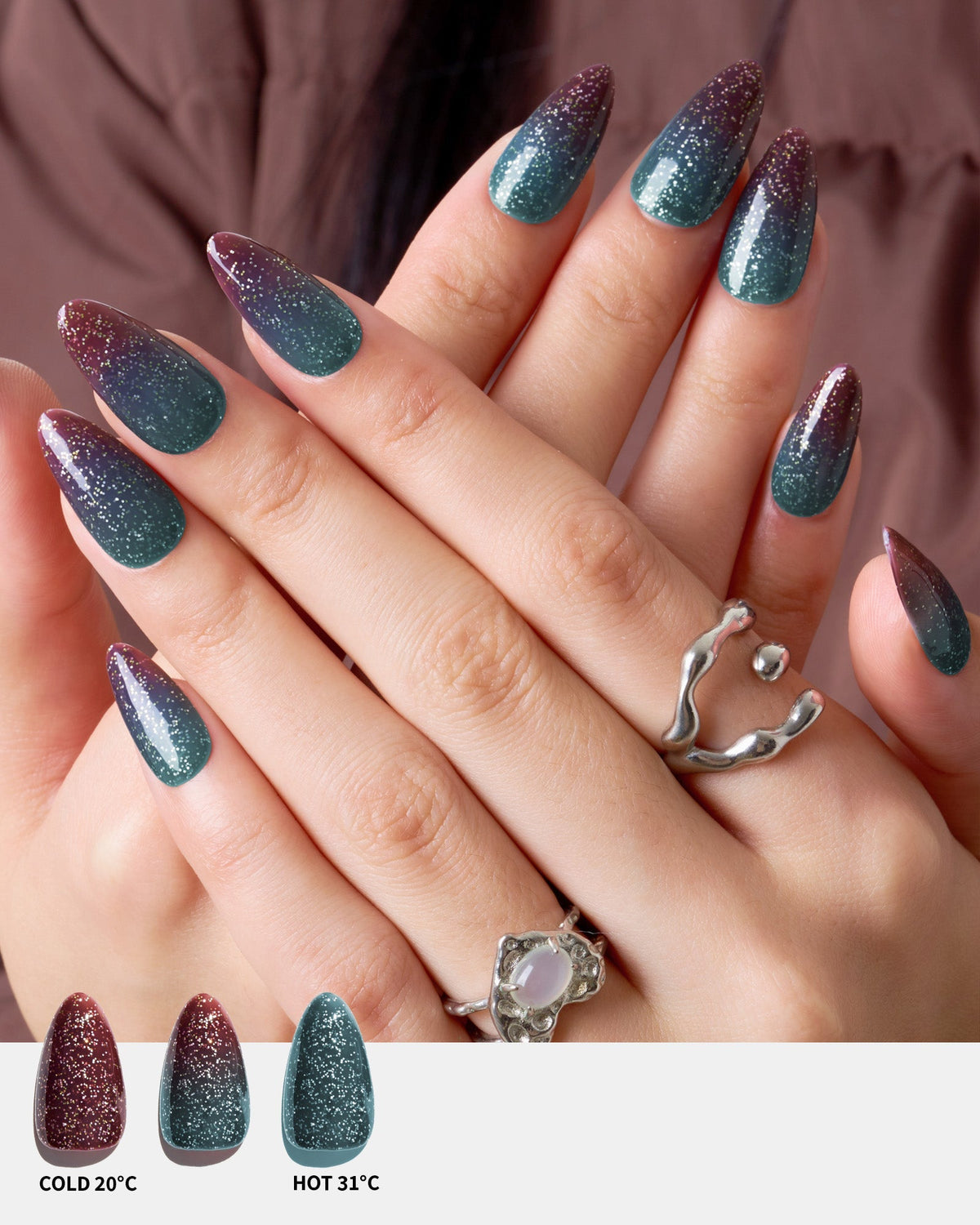 KOSBLING nail studio — Thermo / Red Jateite