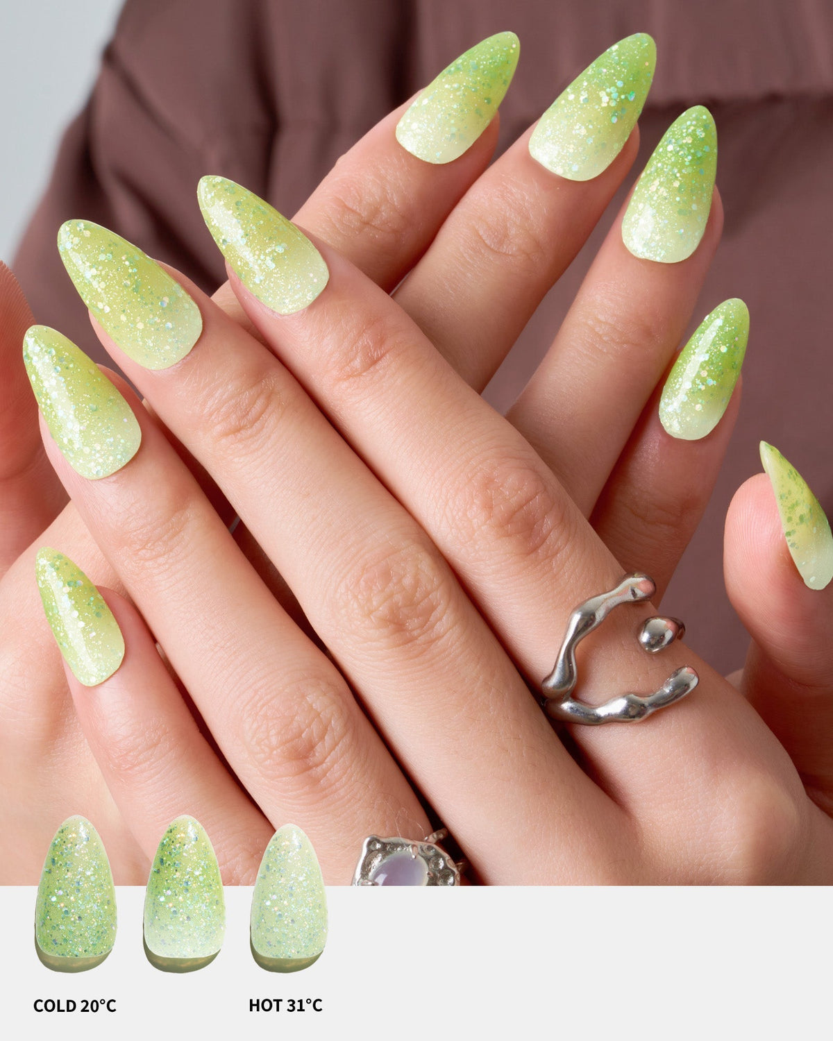 KOSBLING nail studio — Thermo / Pale Green