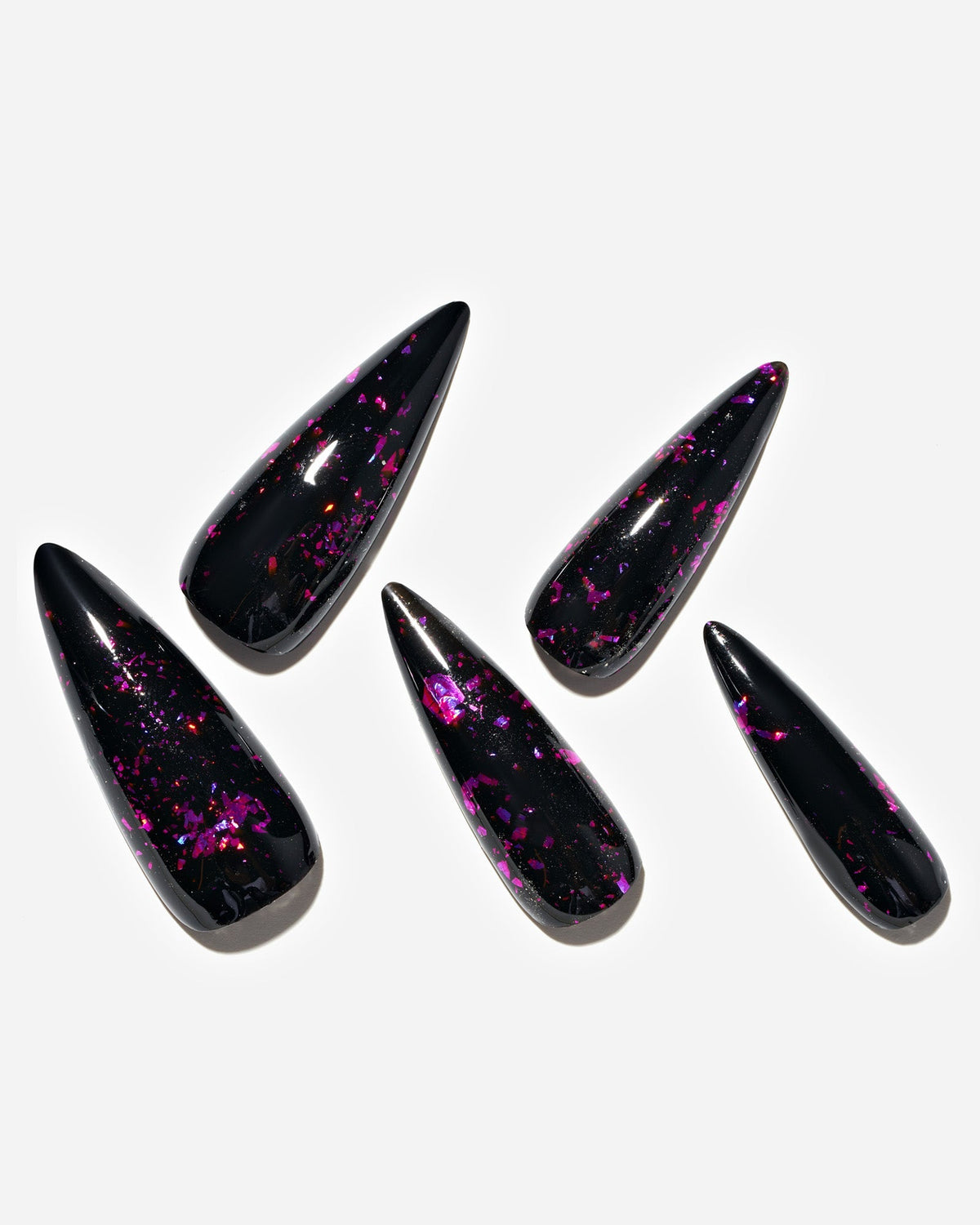 KOSBLING nail studio — Dark Forest / Long Stiletto
