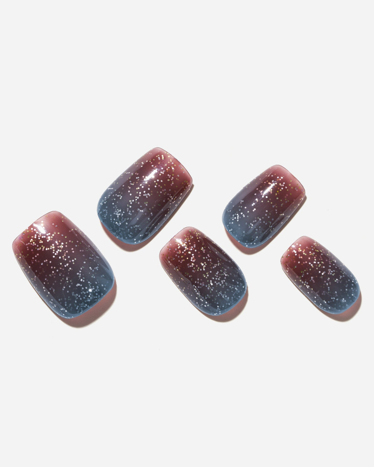 KOSBLING nail studio — Thermo / Red Jateite / Short Square
