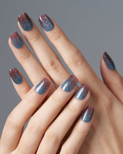 KOSBLING nail studio — Thermo / Red Jateite / Short Square