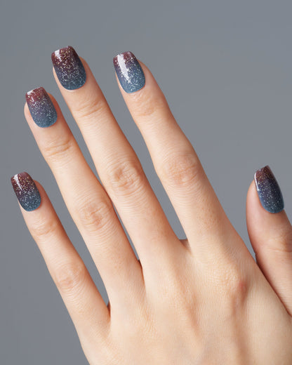 KOSBLING nail studio — Thermo / Red Jateite / Short Square