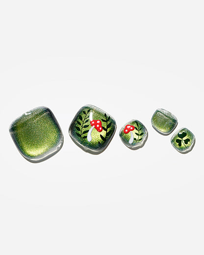 KOSBLING nail studio — Toe Nail / Cat Eye / Forest Fungi