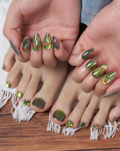 KOSBLING nail studio — Toe Nail / Cat Eye / Forest Fungi