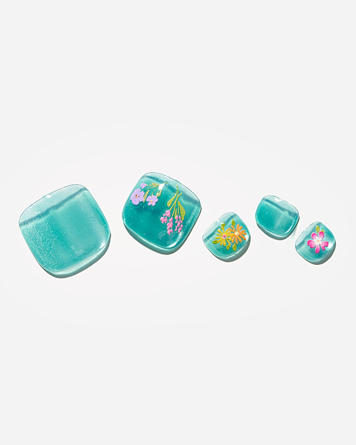 KOSBLING nail studio — Toe Nail / Cat Eye / Spring Ivy