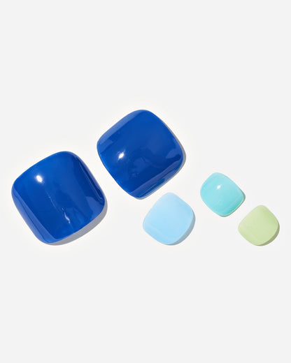 KOSBLING nail studio — Toe Nail / Ocean Twin