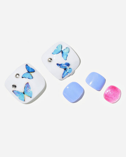 KOSBLING nail studio — Toe Nail / Rosewing Sky