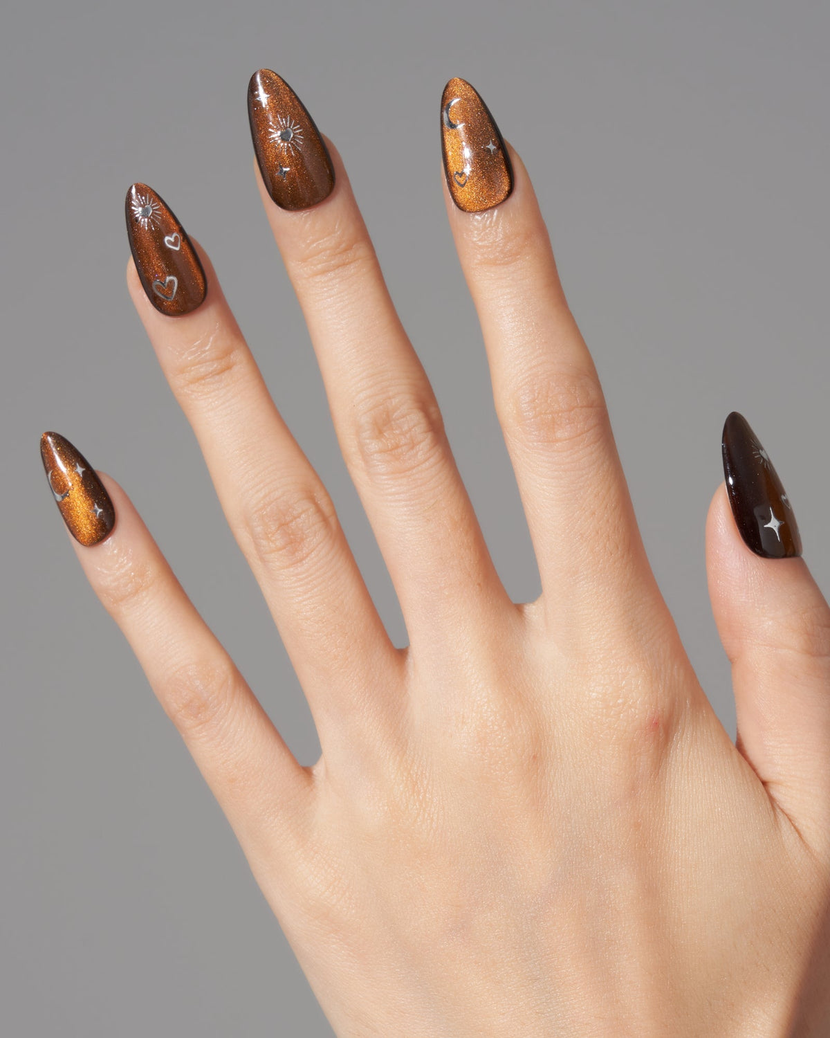 KOSBLING nail studio — Cat Eye / Cocoa Mirage