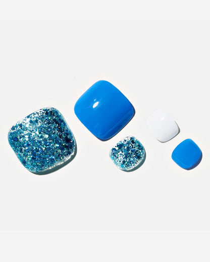 KOSBLING nail studio — Toe Nali / Ocean Mood