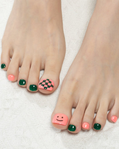 KOSBLING nail studio — Toe Nali / Minty Blush