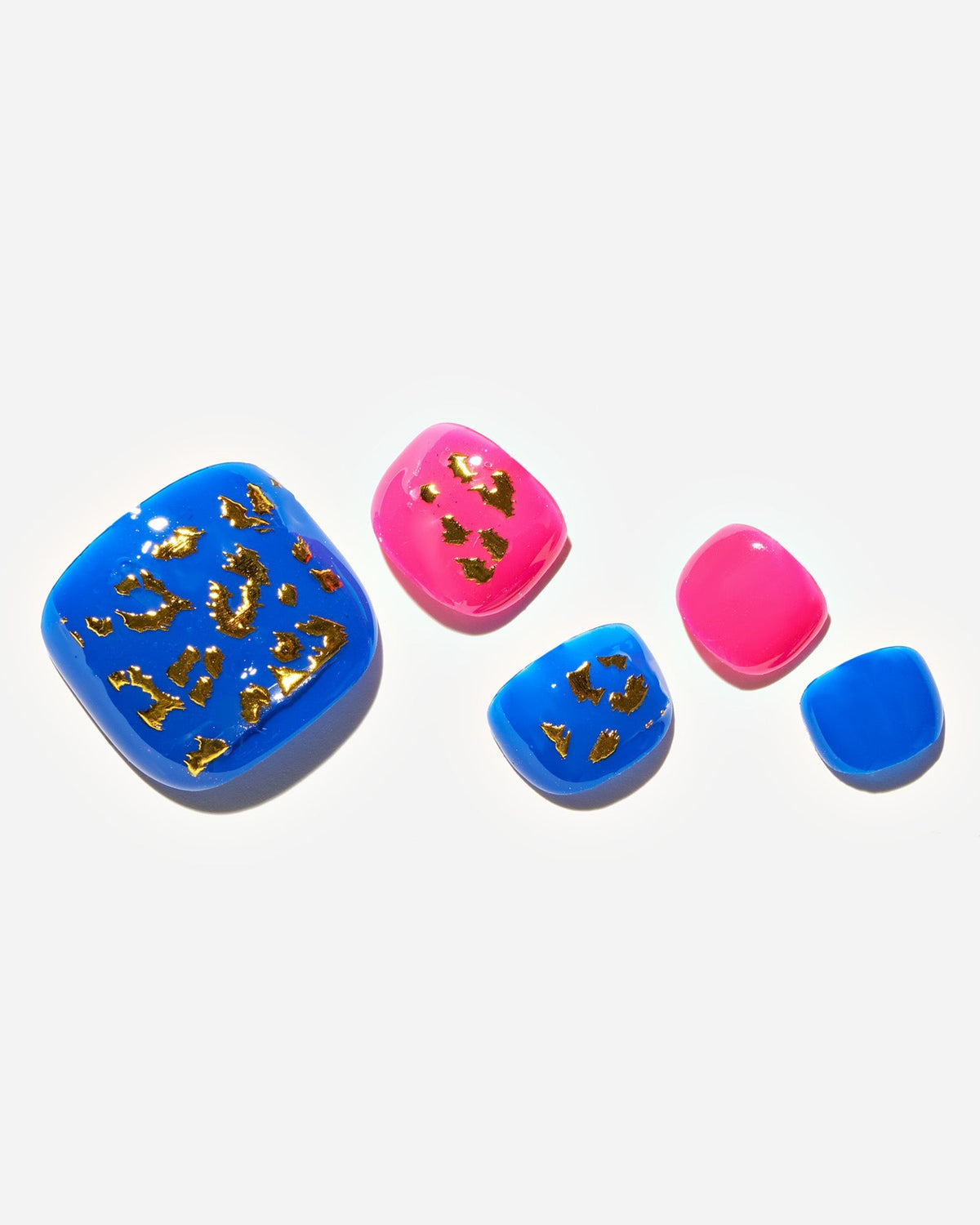 KOSBLING nail studio — Toe Nali / Vibrant Clash