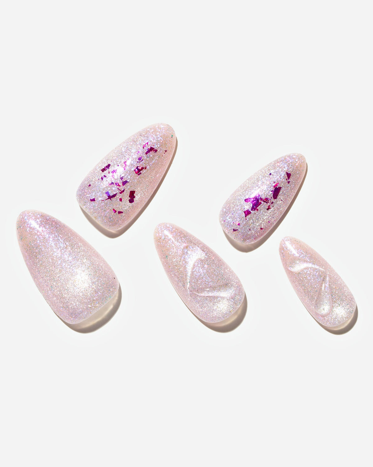 KOSBLING nail studio — Cat Eye / Lilac Fairycore