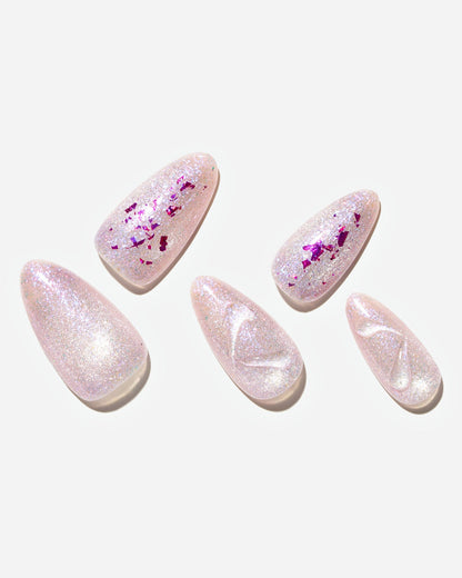 KOSBLING nail studio — Cat Eye / Lilac Fairycore