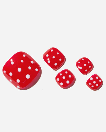 KOSBLING nail studio — Toe Nali / Strawberry Mood