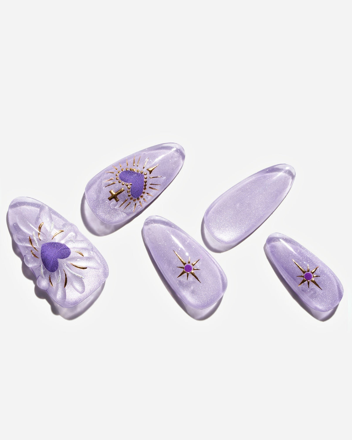 KOSBLING nail studio — Cat Eye / Purple Heart+