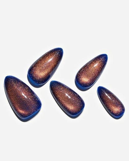 KOSBLING nail studio — Cat Eye / Fiery Clouds
