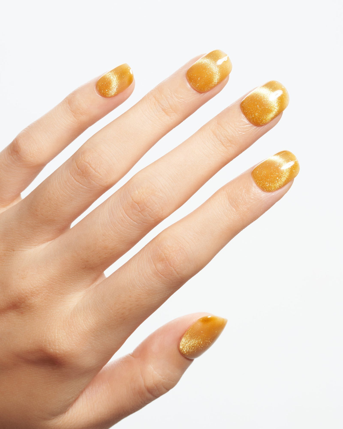KOSBLING nail studio — Cat Eye / Orange Juice