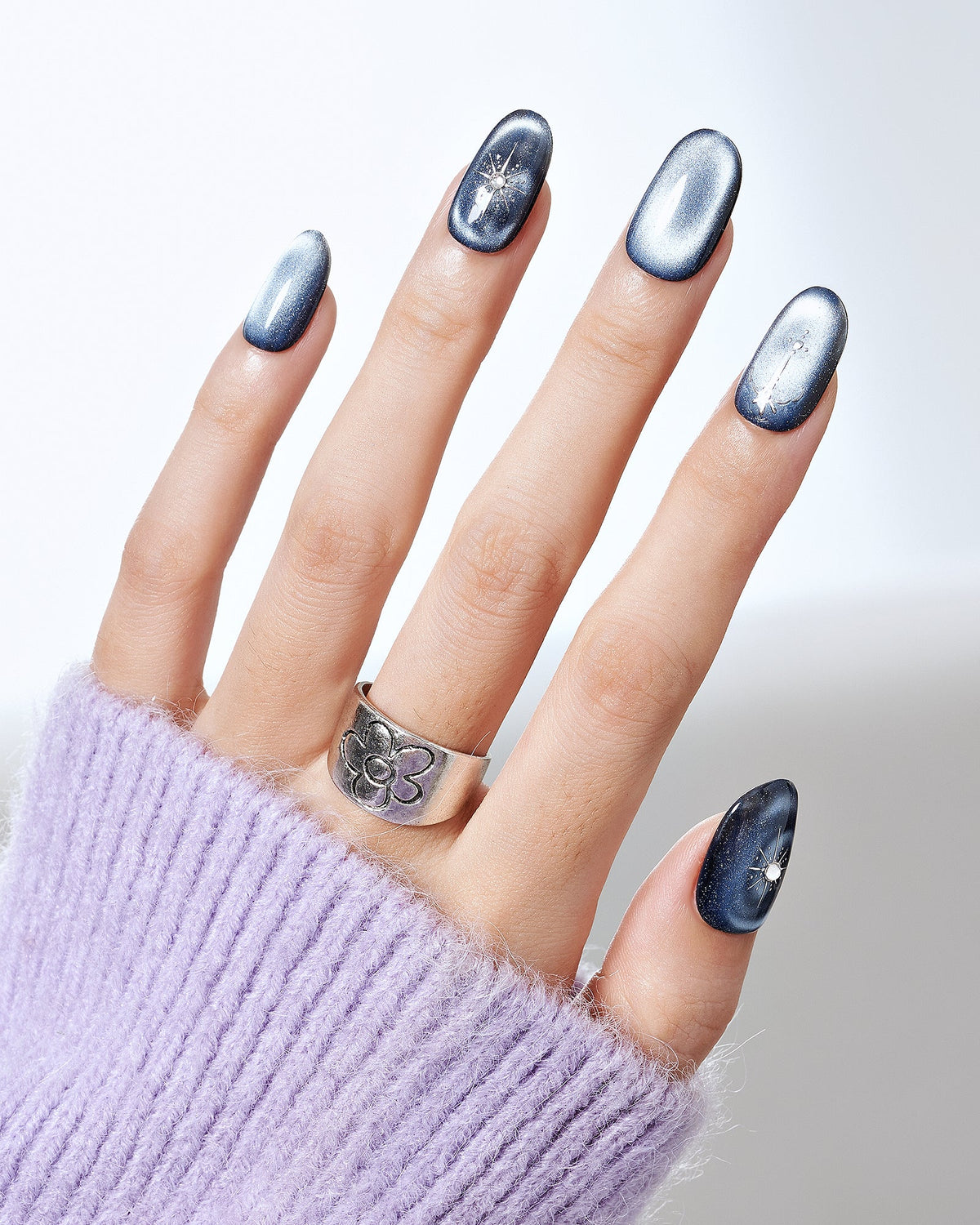 KOSBLING nail studio — Cat Eye / Obsidian Oracle