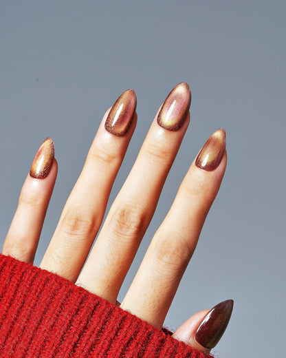 KOSBLING nail studio — Cat Eye / Dried Rose