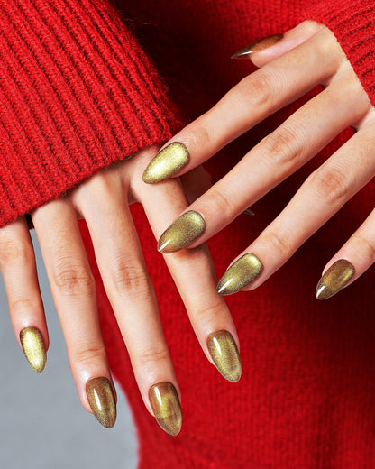 KOSBLING nail studio — Cat Eye / Earl Grey Tea