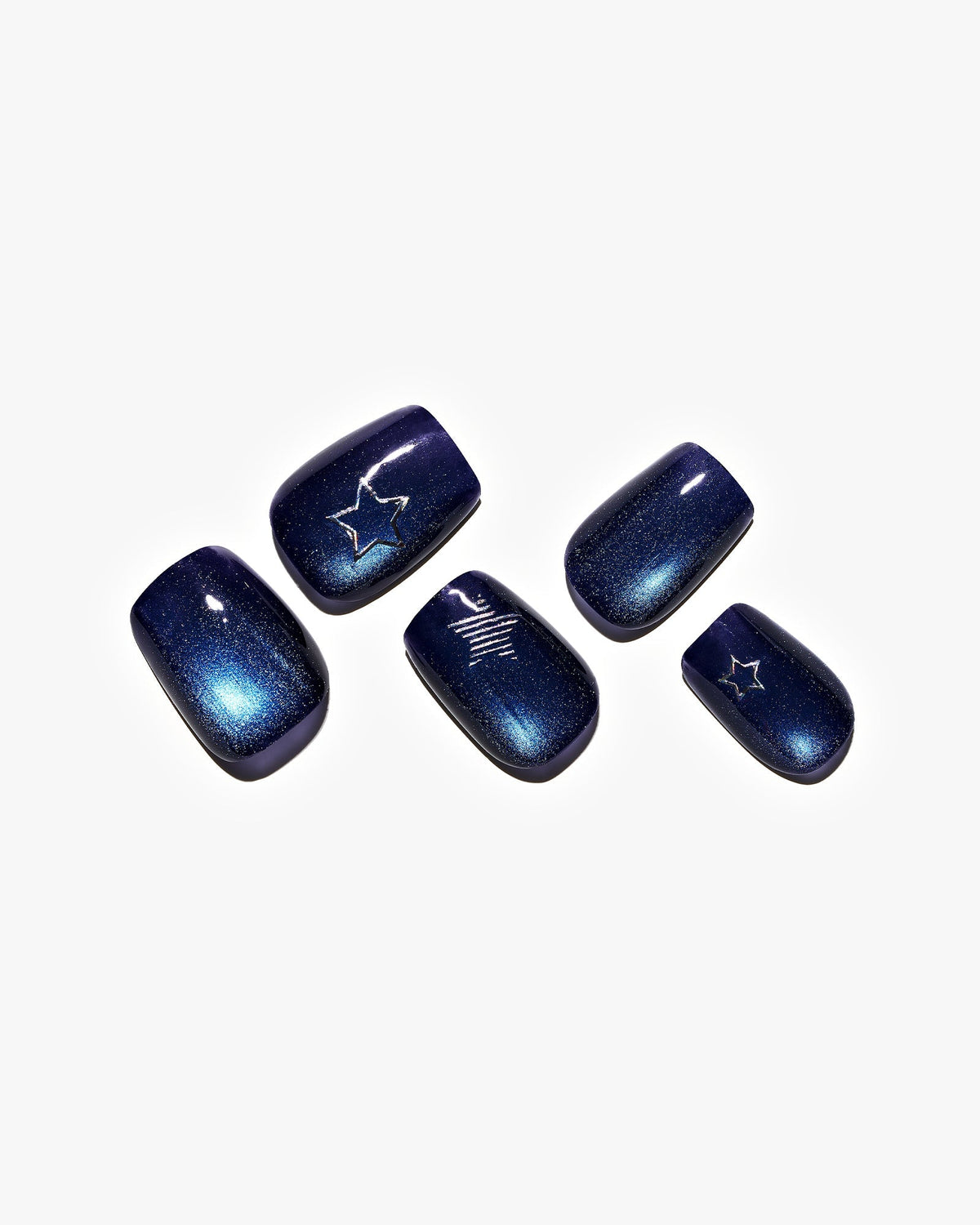 KOSBLING nail studio — Cat Eye / Deep-Sea Stars+