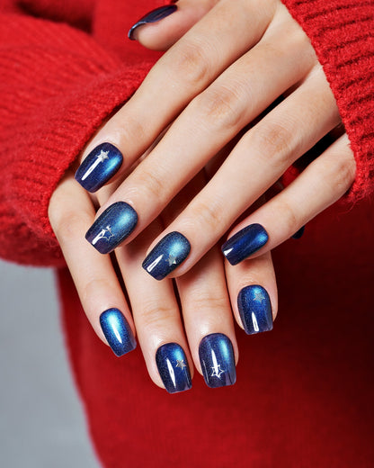 KOSBLING nail studio — Cat Eye / Deep-Sea Stars