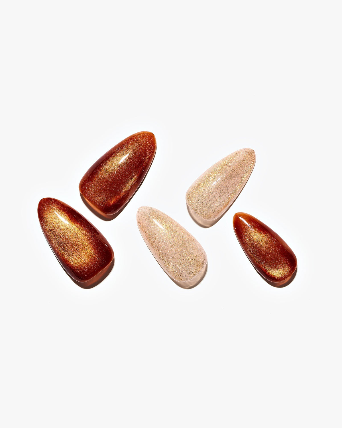 KOSBLING nail studio — Cat Eye / Cinnamon Gold