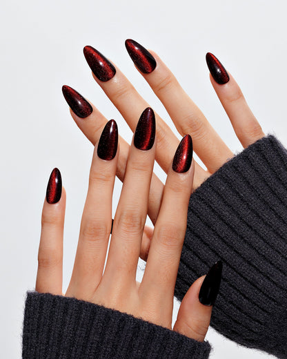 KOSBLING nail studio — Cat Eye / Velvet Night+