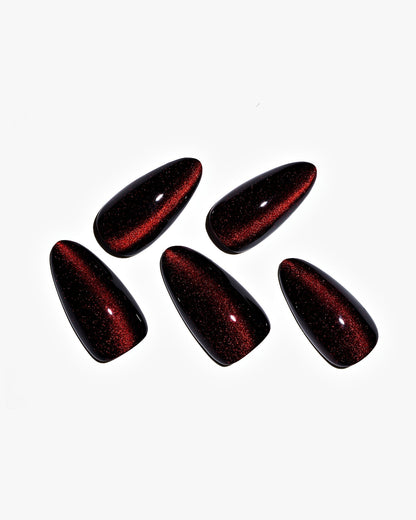 KOSBLING nail studio — Cat Eye / Velvet Night+