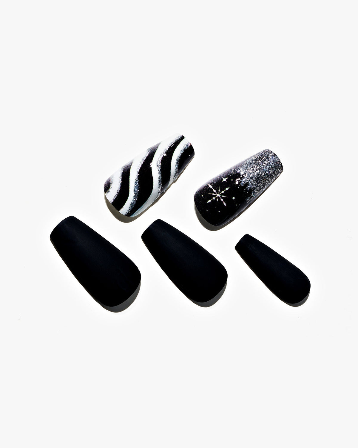KOSBLING nail studio — Sip & Sparkle / Medium Long Coffin