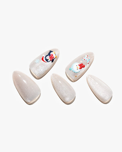 KOSBLING nail studio — Cat Eye / Snowy Waddle