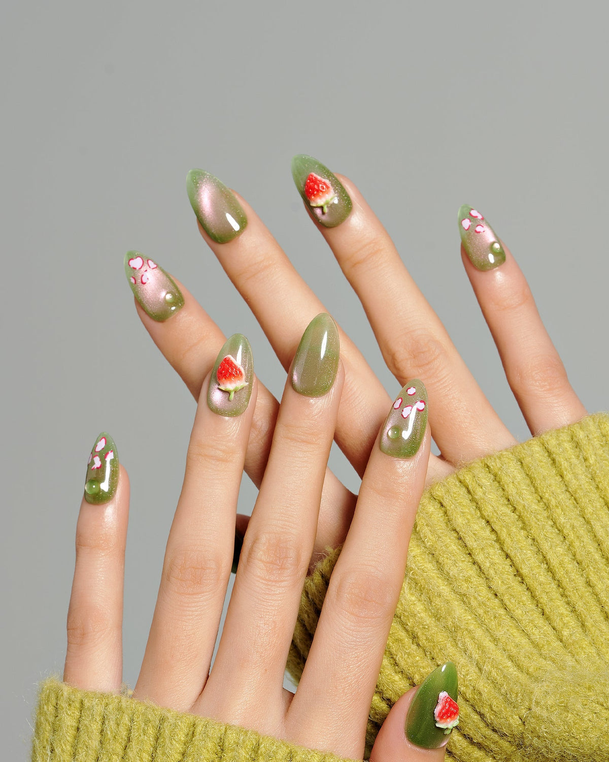 KOSBLING nail studio — Cat Eye / Pink Sorbet