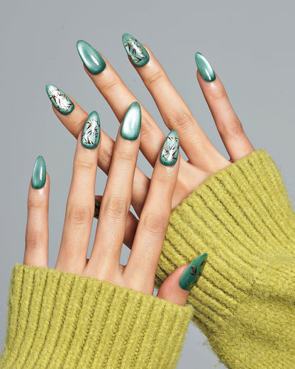 KOSBLING nail studio — Cat Eye / Fresh Sprout