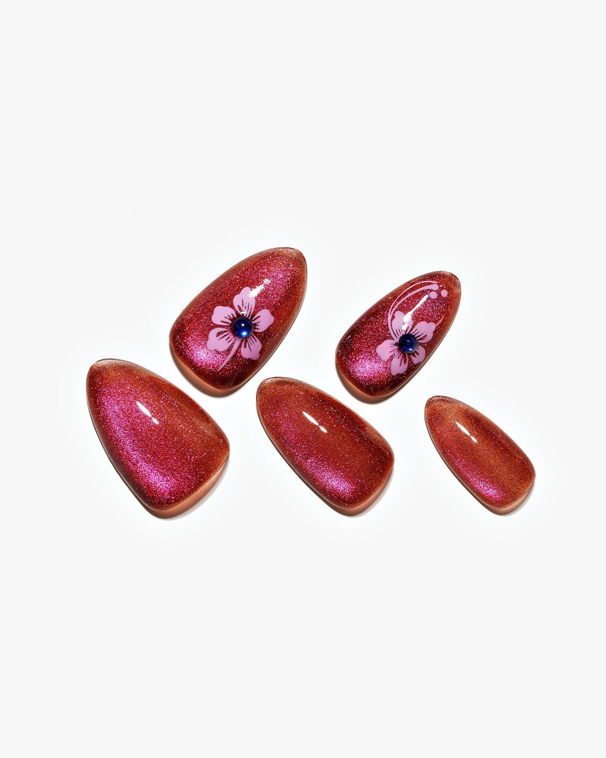 KOSBLING nail studio — Cat Eye / Velvet Bloom