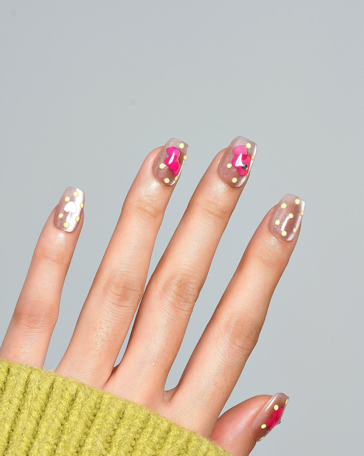 KOSBLING nail studio — Cat Eye / Heart Hop