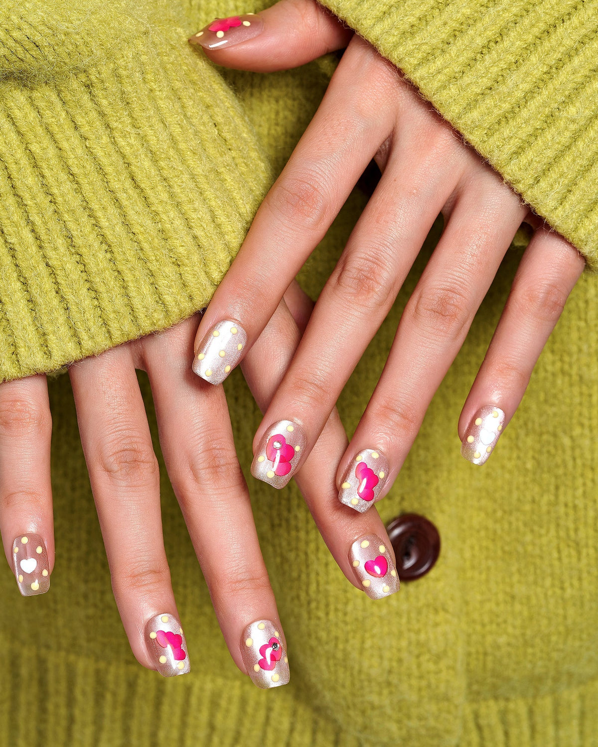 KOSBLING nail studio — Cat Eye / Heart Hop