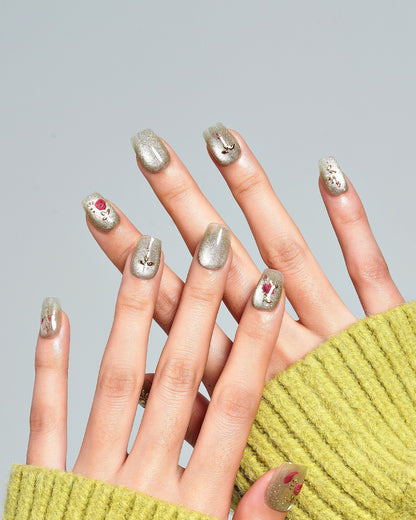 KOSBLING nail studio — Cat Eye / Rose Garden